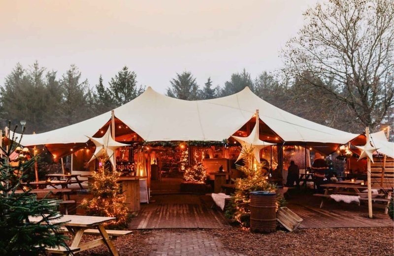 Christmas drinks and winter festival